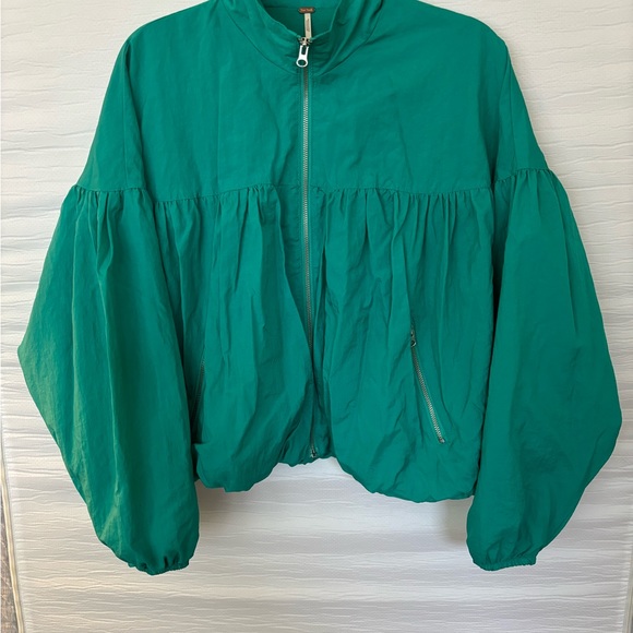 Free People windbreaker bomber jacket - Picture 2 of 4